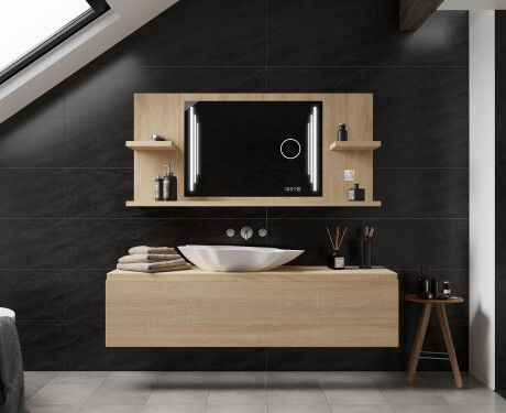 L'étagère Avec Un Miroir Illuminé À LED L27 #4