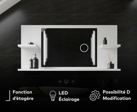 L'étagère Avec Un Miroir Illuminé À LED L27 #7