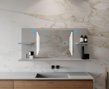 L'étagère Avec Un Miroir Illuminé À LED L27 #9