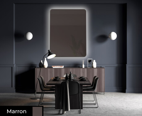 Arrondie moderne decoration miroir L172 #4