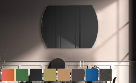 Arrondie decoration miroir mural L177