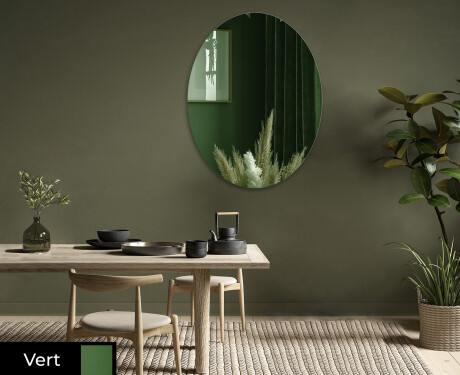 Ovales moderne decoration miroir L179 #1