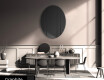 Ovales moderne decoration miroir L179 #5