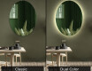 Ovales moderne decoration miroir L179 #9