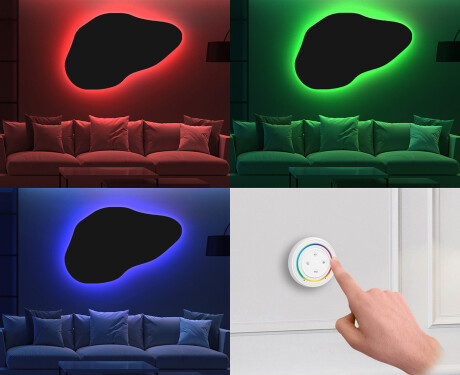 Irrégulière decoration miroir mural L180 #11