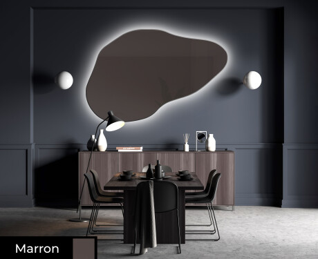 Irrégulière decoration miroir mural L180 #4