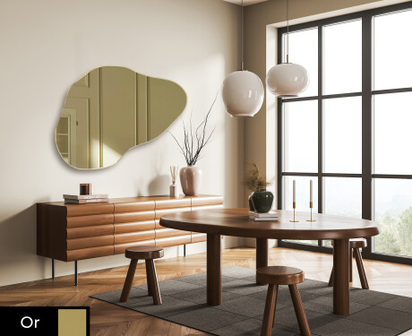 Irrégulière decoration miroir mural L180 #8