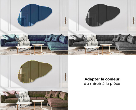 Irrégulière decoration miroir mural L180 #10