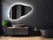 Miroir de salle de bains LED de forme irrégulière P221 #2