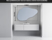 Miroir de salle de bains LED de forme irrégulière P221 #3