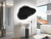 Miroir de salle de bains LED de forme irrégulière P223 #9