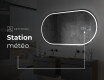 Illumination LED Miroir Sur Mesure Eclairage Salle De Bain L231 #7