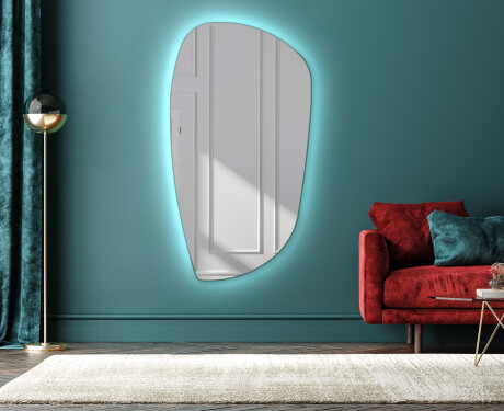 Miroir de salle de bains LED de forme irrégulière I221