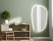 Miroir de salle de bains LED de forme irrégulière I221 #2