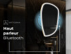 Miroir de salle de bains LED de forme irrégulière I222 #6