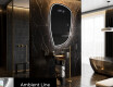 Miroir de salle de bains LED de forme irrégulière I223 #3