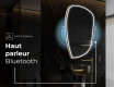 Miroir de salle de bains LED de forme irrégulière I223 #6