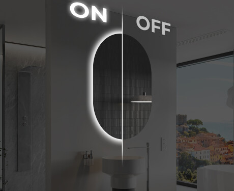 Vertical Illumination LED Miroir Sur Mesure Eclairage Salle De Bain L229 #3