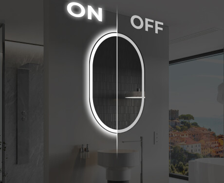 Vertical Illumination LED Miroir Sur Mesure Eclairage Salle De Bain L230 #3