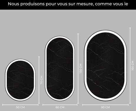 Vertical Illumination LED Miroir Sur Mesure Eclairage Salle De Bain L230 #4