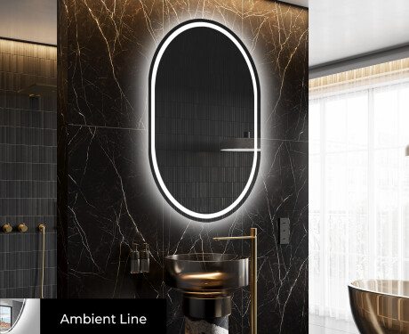 Vertical Illumination LED Miroir Sur Mesure Eclairage Salle De Bain L231