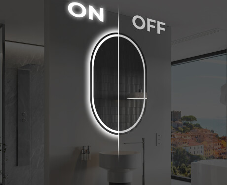 Vertical Illumination LED Miroir Sur Mesure Eclairage Salle De Bain L231 #3