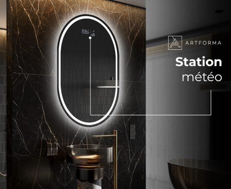 Vertical Illumination LED Miroir Sur Mesure Eclairage Salle De Bain L231 #6