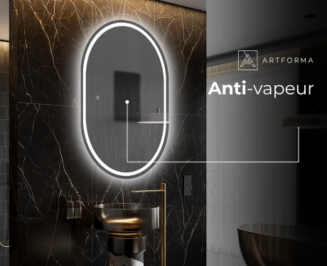 Vertical Illumination LED Miroir Sur Mesure Eclairage Salle De Bain L231 #8