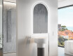 Miroir de salle de bains LED de forme irrégulière Y222