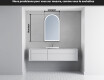 Miroir de salle de bains LED de forme irrégulière Y222 #5
