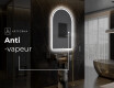 Miroir de salle de bains LED de forme irrégulière Y222 #8