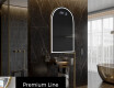 Miroir de salle de bains LED de forme irrégulière Y223 #4