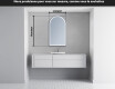 Miroir de salle de bains LED de forme irrégulière Y223 #5