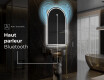 Miroir de salle de bains LED de forme irrégulière Y223 #6