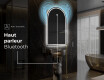 Miroir de salle de bains LED de forme irrégulière Y223 #5