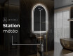 Miroir de salle de bains LED de forme irrégulière Y223 #6