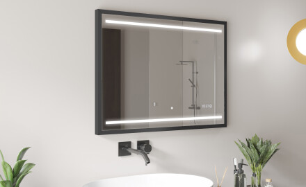 Miroir De Salle De Bains Rectangulaire À LED Avec Cadre Frameline L23