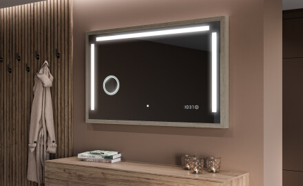 Miroir De Salle De Bains Rectangulaire À LED Avec Cadre Frameline L134