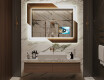 Miroir rectangulaire sur mesure – Illumination LED pour Salle de Bain - Retro
