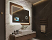 Miroir rectangulaire sur mesure – Illumination LED pour Salle de Bain - Retro #12
