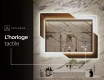 Miroir rectangulaire sur mesure – Illumination LED pour Salle de Bain - Retro #6