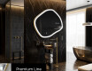 Miroir de salle de bains LED de forme irrégulière R222 #4