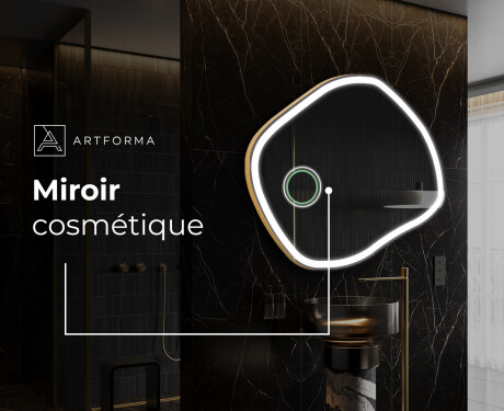 Miroir de salle de bains LED de forme irrégulière R222 #6