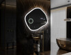 Miroir asymétrique avec lumiere LED R222 #10