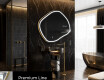 Miroir de salle de bains LED de forme irrégulière R223 #4