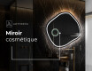 Miroir de salle de bains LED de forme irrégulière R223 #5