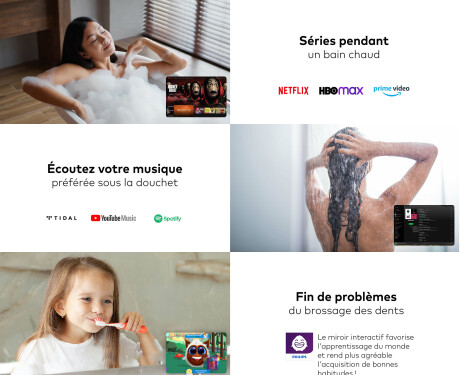 Miroir décoratif dans un cadre en chêne avec éclairage LED #3