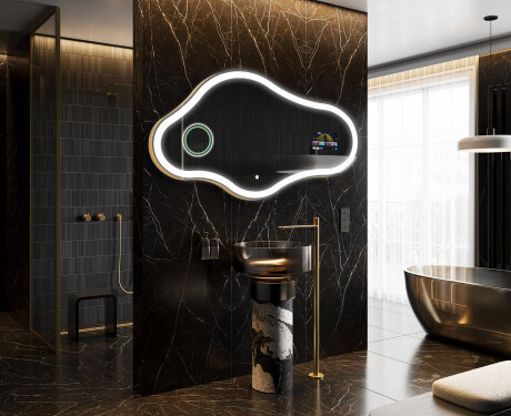 SMART Miroir salle de bain irrégulier C222 Google #8