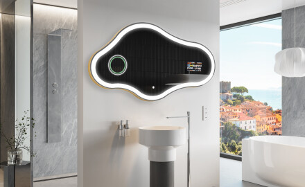 SMART Miroir salle de bain irrégulier C222 Google