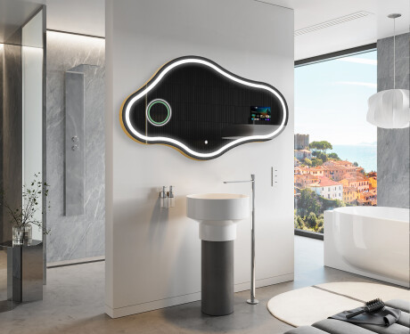 SMART Miroir salle de bain irrégulier C223 Google #10